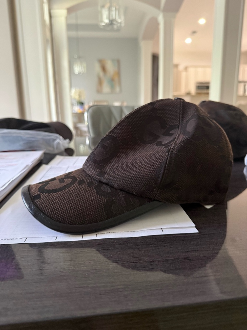 VINTAGE GUCCI GG LOGO HAT